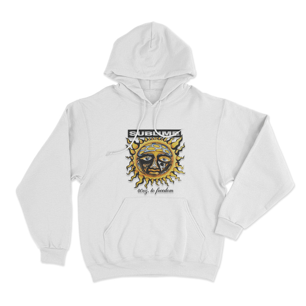 40oz to Freedom Unisex Hoodie White 40oz to Freedom Unisex Hoodie White