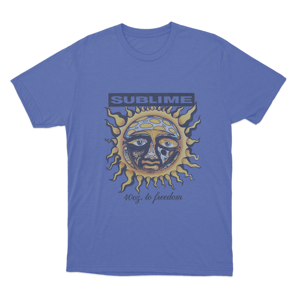 40oz to Freedom Unisex T Shirt Blue 40oz to Freedom Unisex T Shirt Blue