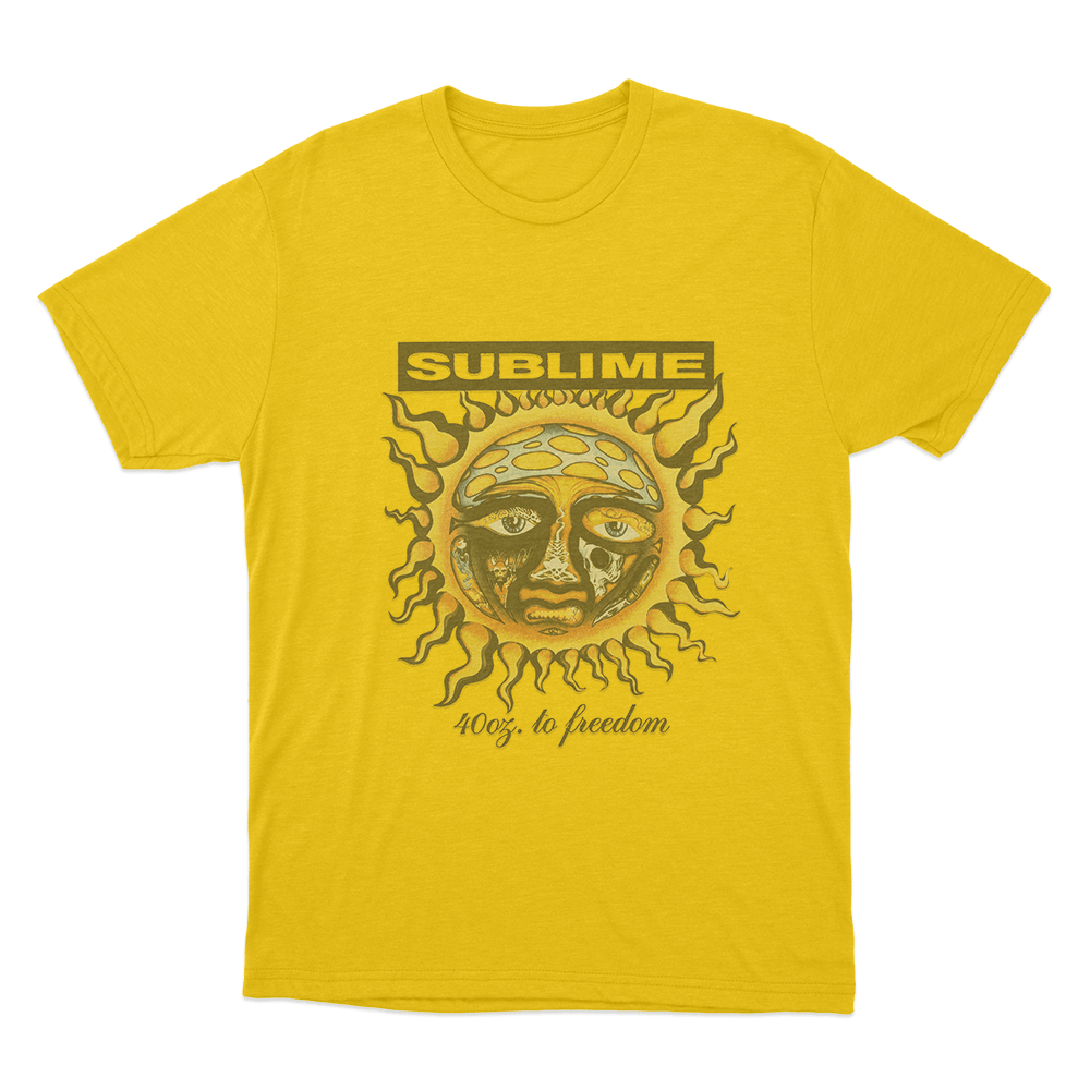 40oz to Freedom Unisex T Shirt Yellow 40oz to Freedom Unisex T Shirt Yellow