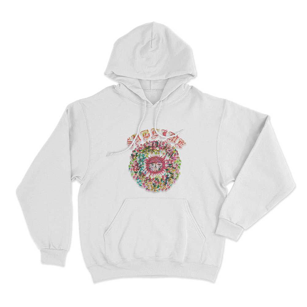 Endless Petals Sublime Unisex Hoodie White Endless Petals Sublime Unisex Hoodie White
