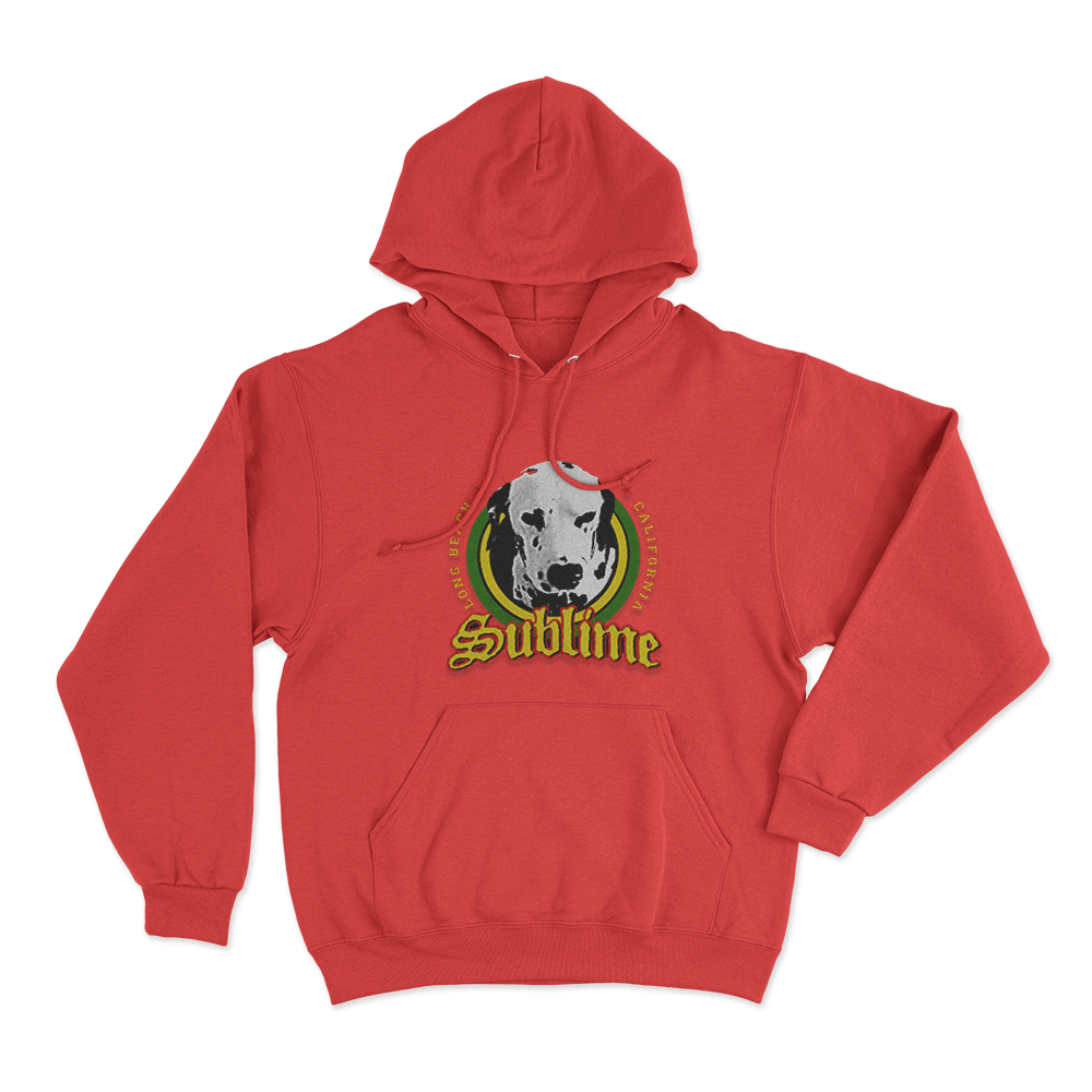 Lou Dog Unisex Hoodie Red Lou Dog Unisex Hoodie Red