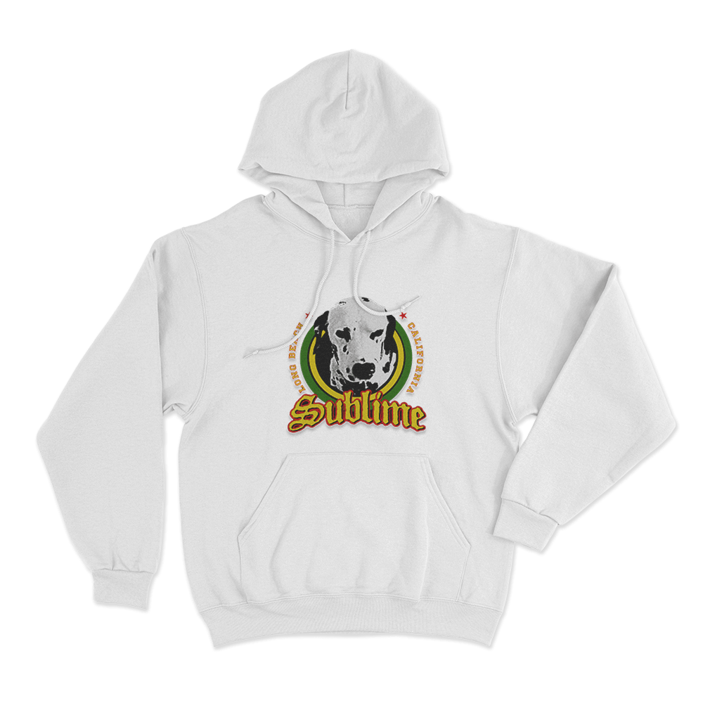 Lou Dog Unisex Hoodie White Lou Dog Unisex Hoodie White
