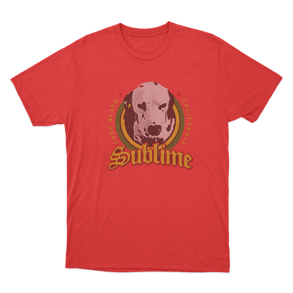 Lou Dog Unisex T Shirt Red Lou Dog Unisex T Shirt Red