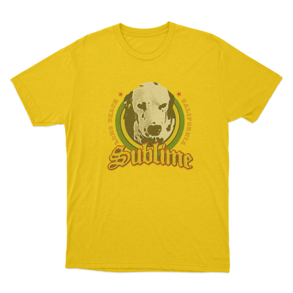 Lou Dog Unisex T Shirt Yellow Lou Dog Unisex T Shirt Yellow