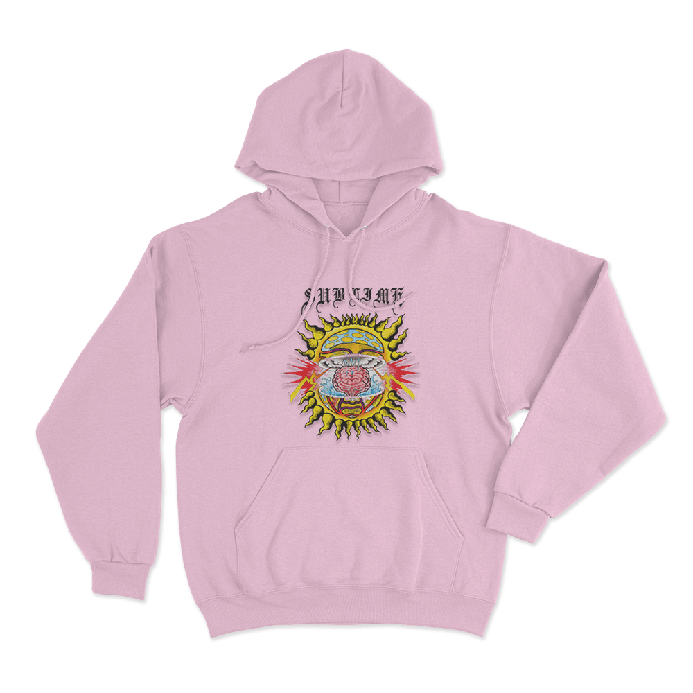 Mind-Blown Sun Unisex Hoodie Pink Mind Blown Sun Unisex Hoodie Pink