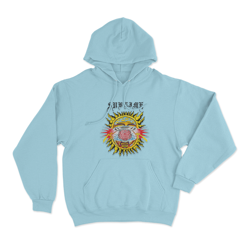 Mind-Blown Sun Unisex Hoodie Sky Blue Mind Blown Sun Unisex Hoodie Sky Blue