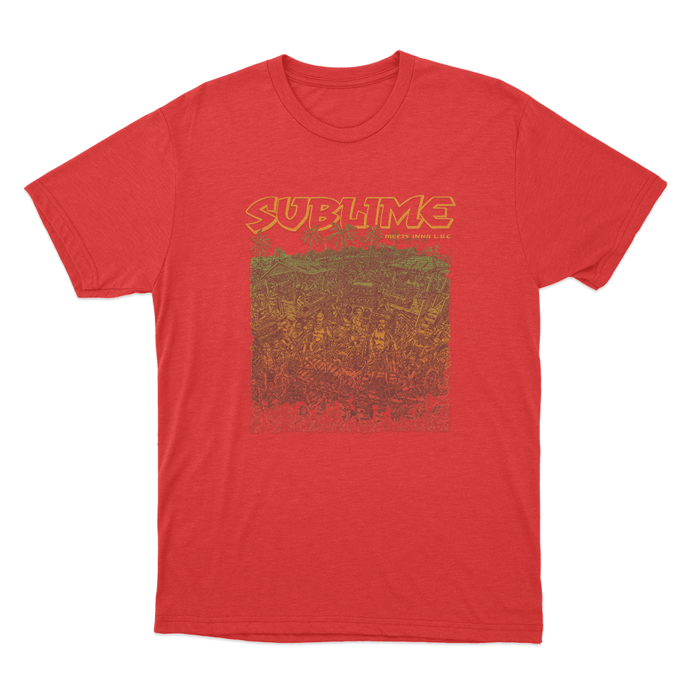 Sublime Dub Unisex T Shirt Red Sublime Dub Unisex T Shirt Red
