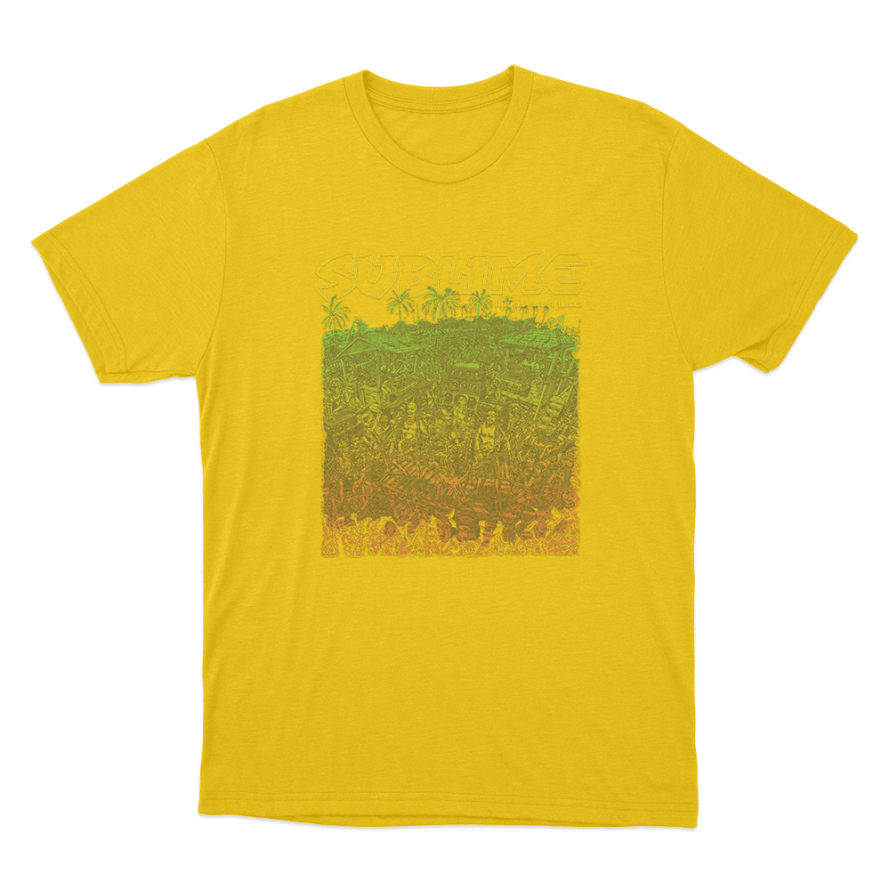 Sublime Dub Unisex T Shirt Yellow Sublime Dub Unisex T Shirt Yellow
