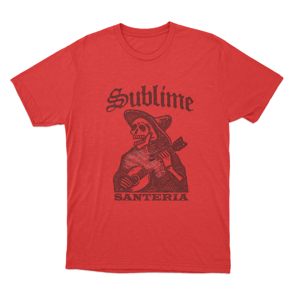 Sublime Santeria Unisex T Shirt Red Sublime Santeria Unisex T Shirt Red