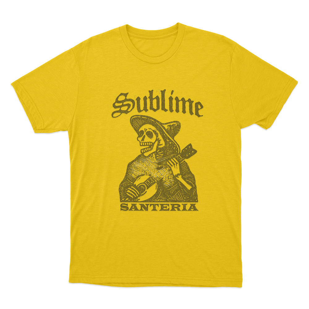 Sublime Santeria Unisex T Shirt Yellow Sublime Santeria Unisex T Shirt Yellow